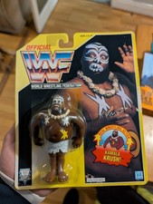 WWF Hasbro Kamala Series 7 – Mint on Card (MOC) + Protective Case