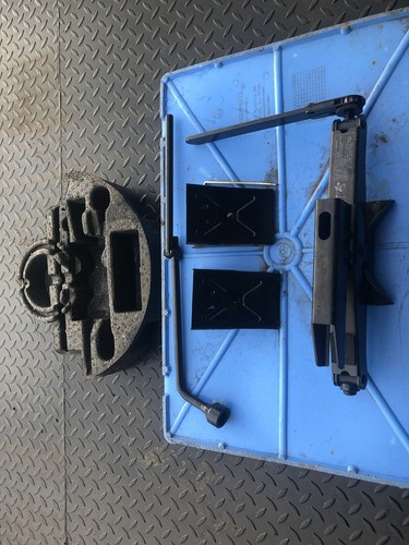 Spare wheel jack and brace - spare,