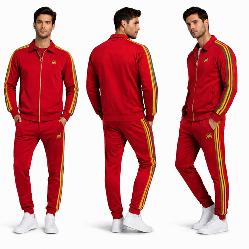 Men rasta stripe - men, tracksuit