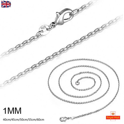 Real 925 sterling - silver,, 1mm
