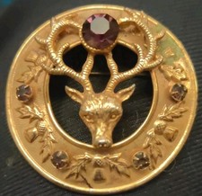  vintage Scottish stag's head