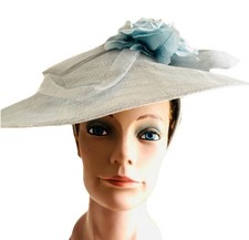 Vintage Wide Brim Hat with headband Weddings, Occasions, Races - VGC