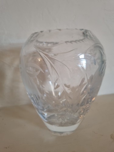 Vintage cut glass rose - vintage,