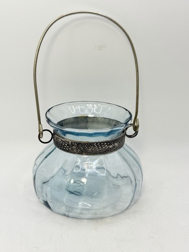 Vintage light blue glass - light,