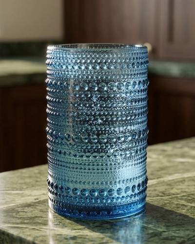 Set 6 textured hobnail - set,