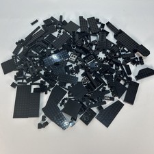 Lego Bulk Bundle of Black Various Bricks Blocks Parts Pieces 500g Mixed