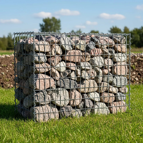 Gabion stone basket cage - basket,