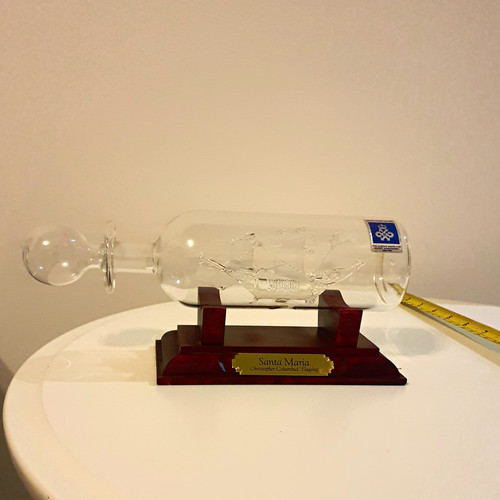Santa maria ship bottle - maria,