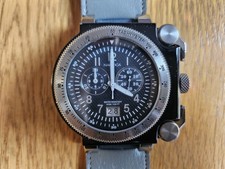 Very Rare And Much Sought After Nautica A39507G Chronograph With Titanium Case