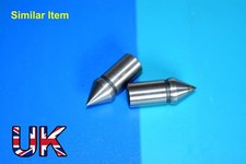 2x EMCO UNIMAT 3/4 MODELLING LATHE DEAD CENTERS, 10.2mm SHANK