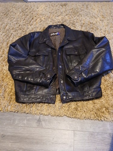 Schott nyc dark brown leather - schott,