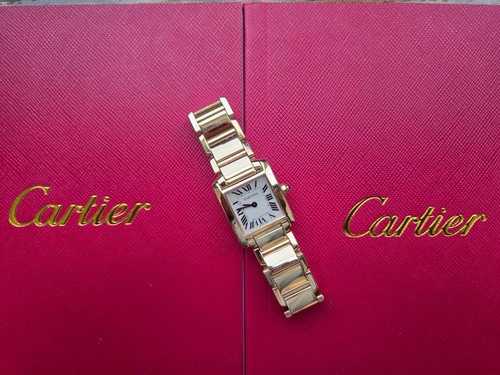 Cartier tank francaise 18k - tank,