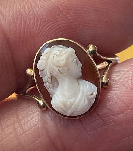 Vintage 9ct gold - 9ct, sardonyx