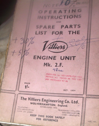 Vililers 98cc mark two - vililers,