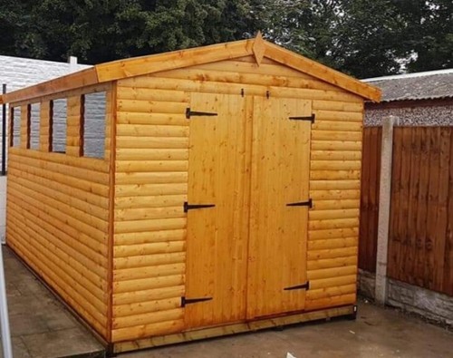 X10 wooden garden shed - garden,