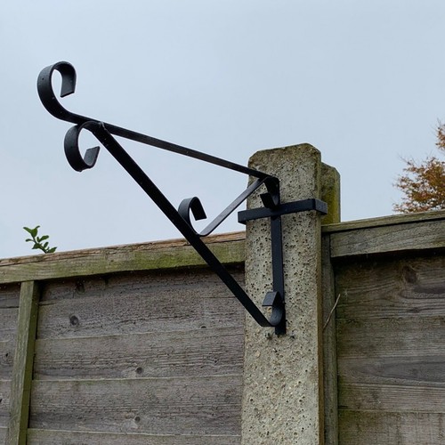 Ornate hanging basket - hanging, brackets