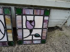 Antique Art Nouveau Leaded