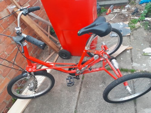 Tomcat trike red - in, used