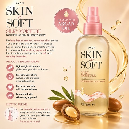 Avon skin soft - skin, silky