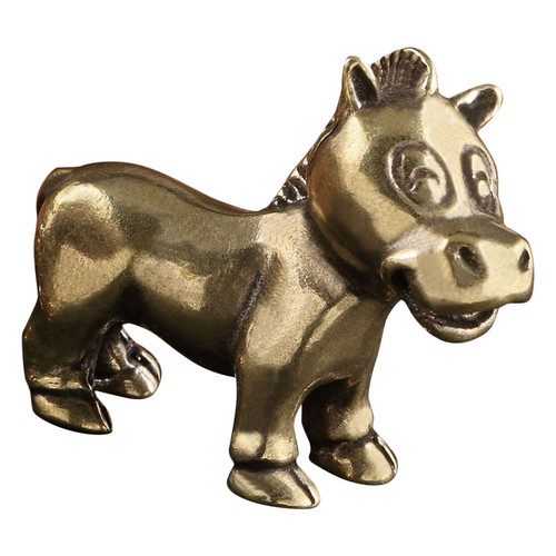 Brass horse figurine small - horse,