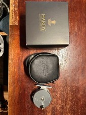 HARDY Bougle Heritage Reel 2-13/16" 1939 with Case & Paper Used