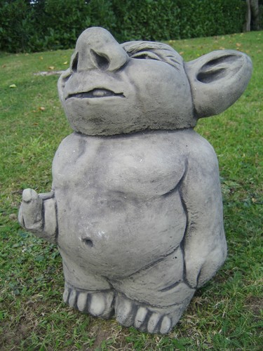 Finger troll stone - troll, garden