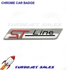 ST LINE Chrome & Red Badge