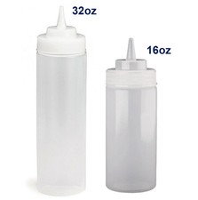 Pack of 6 Clear Wide mouth