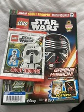 Lego Star Wars Magazine - Includes a free wallpaper and a scout trooper figure