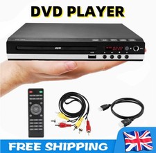 🔥New DVD Player Region Free with Remote Control USB Multi Region &HDMI/AV Cable