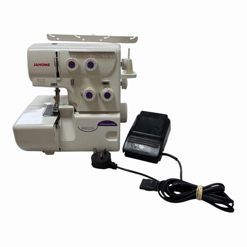 Janome 8002dg overlocker - janome,
