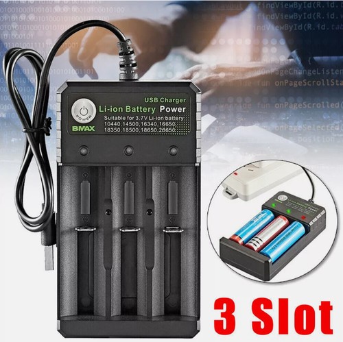 Slot smart charger for 18650 - charger,