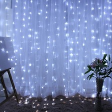 300 LED Curtain Fairy Lights