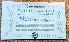 1951 Vintage Smiths Empire