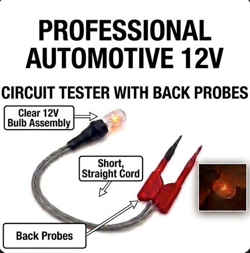 12v circuit tester - test, light