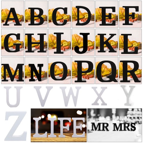 Painted wooden name script - wooden,