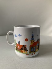 Seltmann Weiden Bavaria, Small Mug Village Design , Very Good Condition