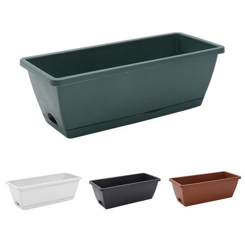 Rectangle trough plant pot - rectangle,