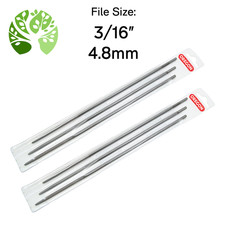 OREGON Pack of 6 Round Files 3/16" 4.8mm for Filing Sharpening Chainsaw Chain