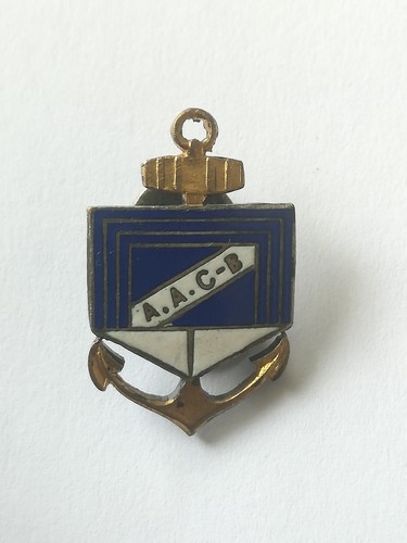 Old french naval badge - french,