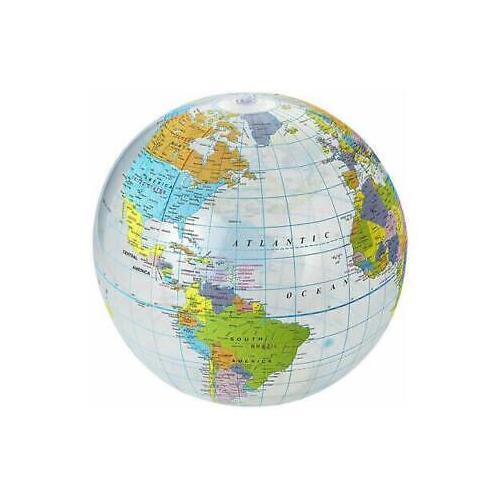 Bow globe 40cm world map - globe,