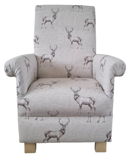 Chair armchair natural - natural, stags