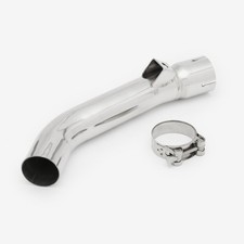 Lextek Stainless Steel Link Pipe for Honda VFR 800 (98-01) Exhaust Clamp-On Unit