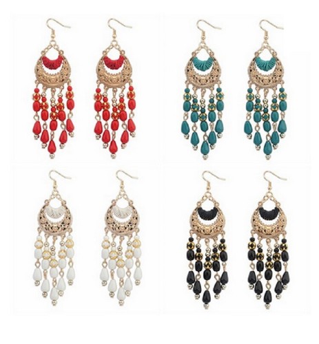 Bohemian vintage long tassel - vintage,
