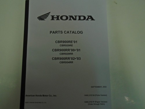 2002 2003 honda cbr900 954rr - 2002,