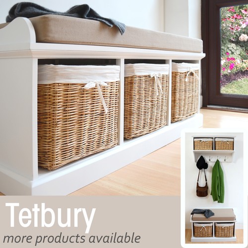 Tetbury bench with cushion and - tetbury,