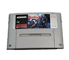 Castlevania 4 IV Super Nintendo SNES PAL Cartridge