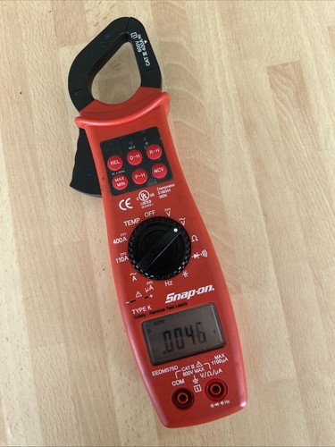 Snap clampmeter multimeter - on,