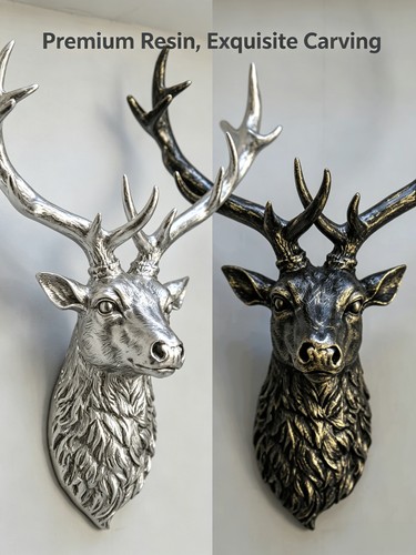 Stag deer head wall hanging - deer,