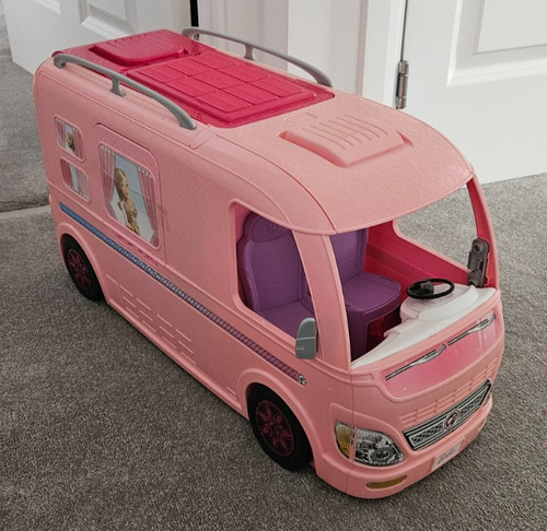 Barbie campervan large pink - campervan,